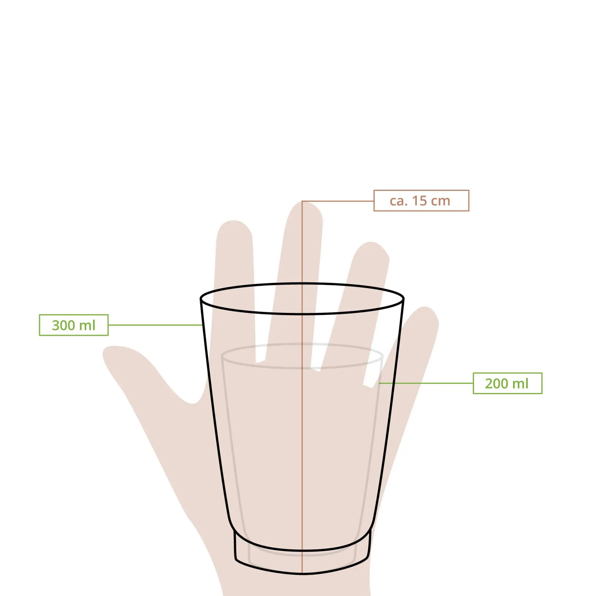 12 oz Take away coffee cups (coated), double-walled, Ø 90 mm, white