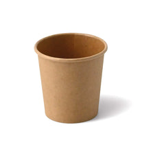 4 oz Paper cups (coated), Ø 62 mm, brown