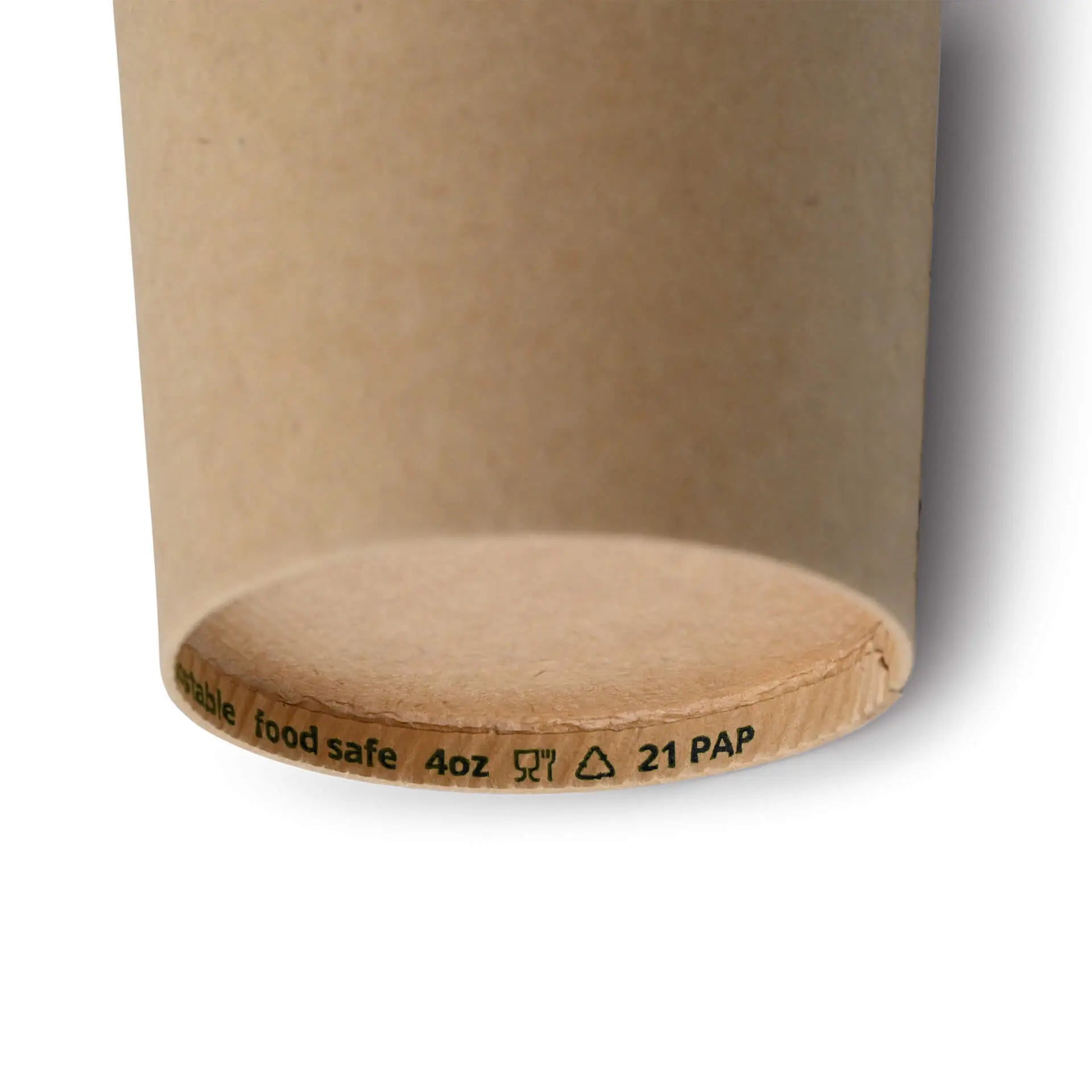 4 oz Paper cups (coated), Ø 62 mm, brown