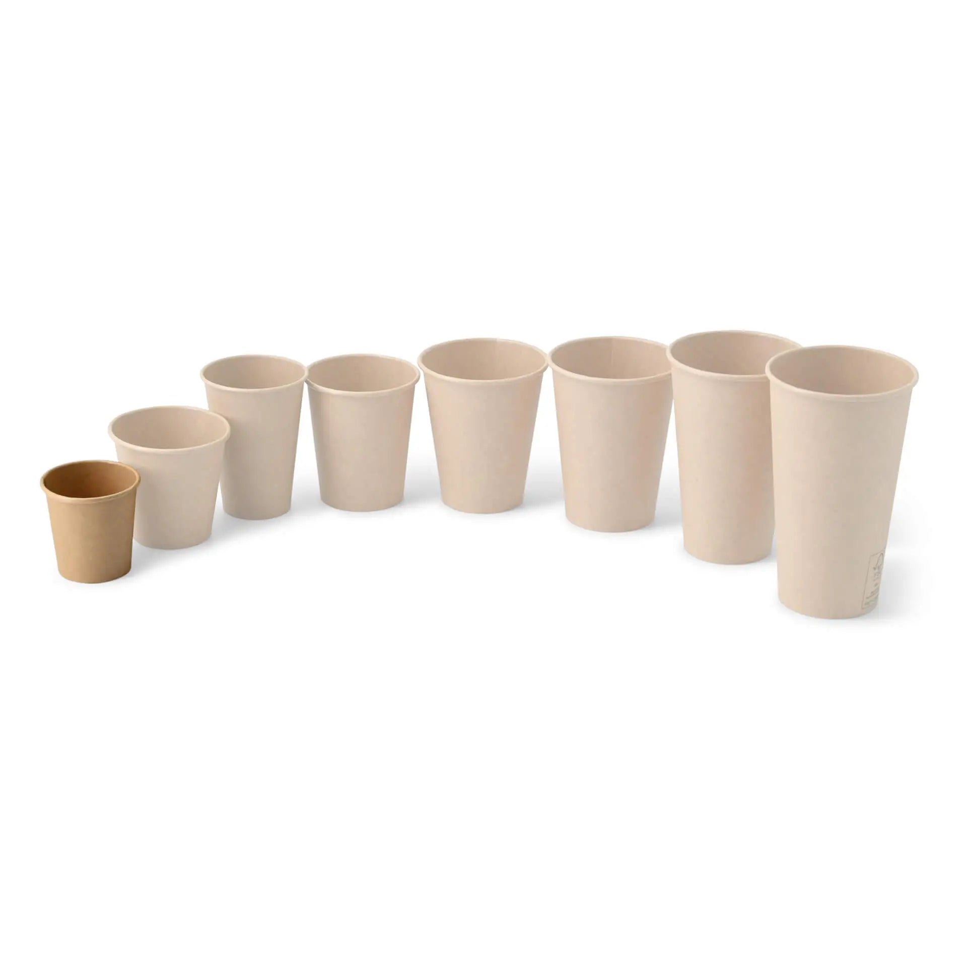 4 oz Paper cups (coated), Ø 62 mm, brown