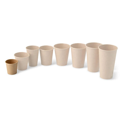 4 oz Paper cups (coated), Ø 62 mm, brown