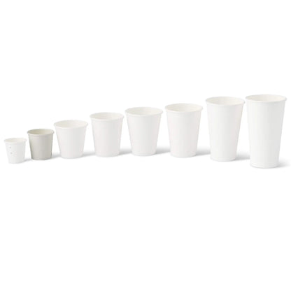 4 oz Paper cups (coated), Ø 62 mm, white