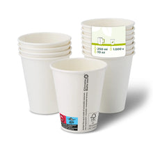10 oz Paper cups (coated), Ø 90 mm, white