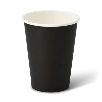 12 oz Paper cups (coated), Ø 90 mm, black