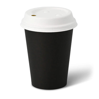 12 oz Paper cups (coated), Ø 90 mm, black