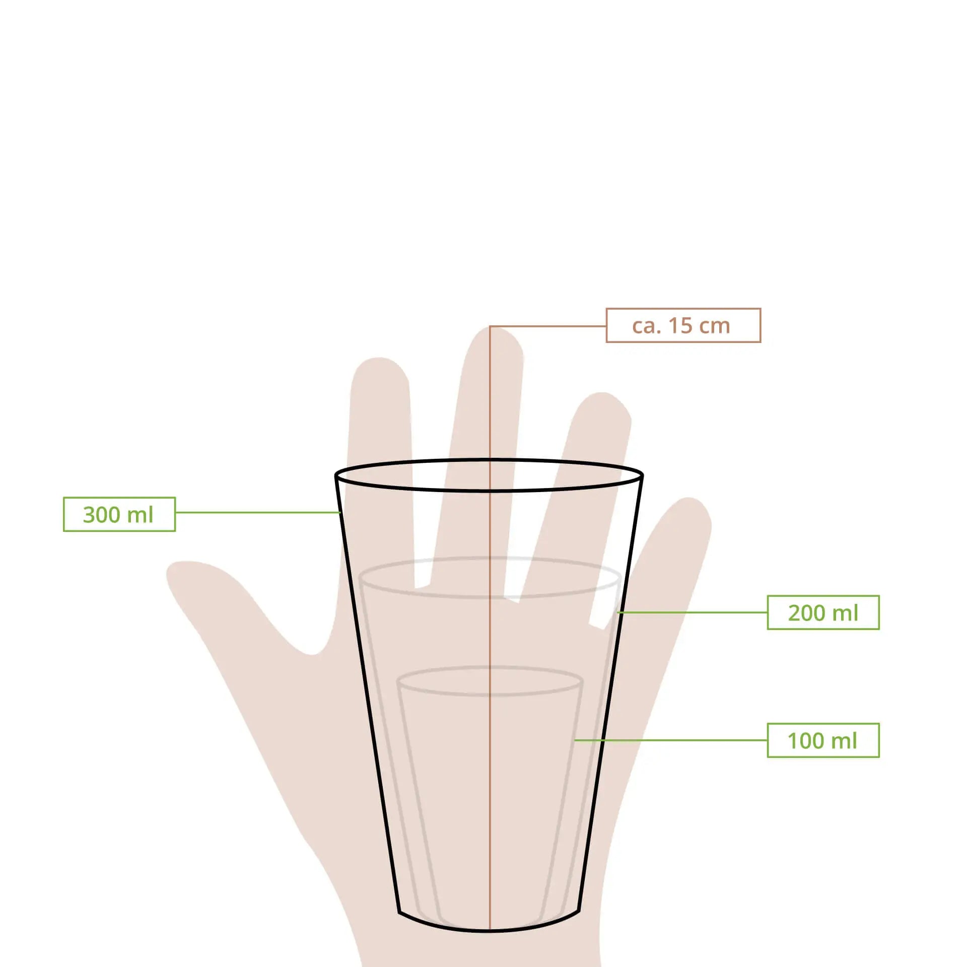 12 oz Paper cups (coated), Ø 90 mm, black