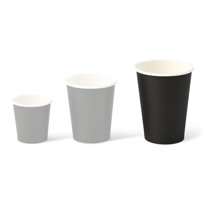 12 oz Paper cups (coated), Ø 90 mm, black