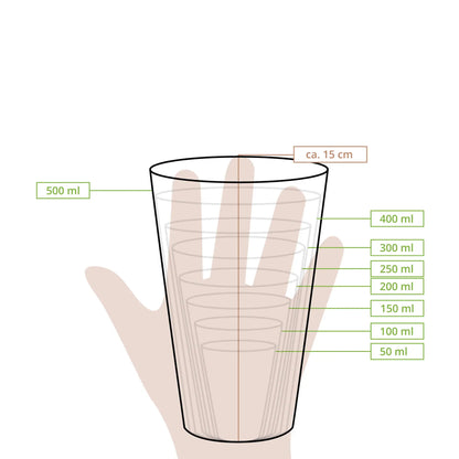 20 oz Paper cups (coated), Ø 90 mm, white
