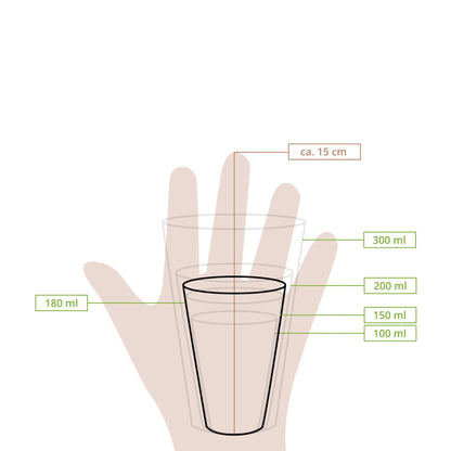 7,5 oz Vending machine Paper cups (coated), white
