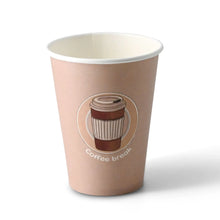 12 oz Paper cup printed with "Coffeebreak" (coated), Ø 80 mm, white