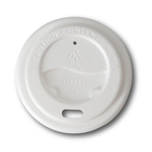 PS lid Ø 62 mm, white, drinking hole
