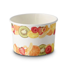 8 oz, max. 9.5 oz Paper cups ice cream XS (coated), Ø 92 mm, printed
