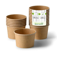 8 oz, Takeaway Soup container (coated), Ø 90 mm, brown