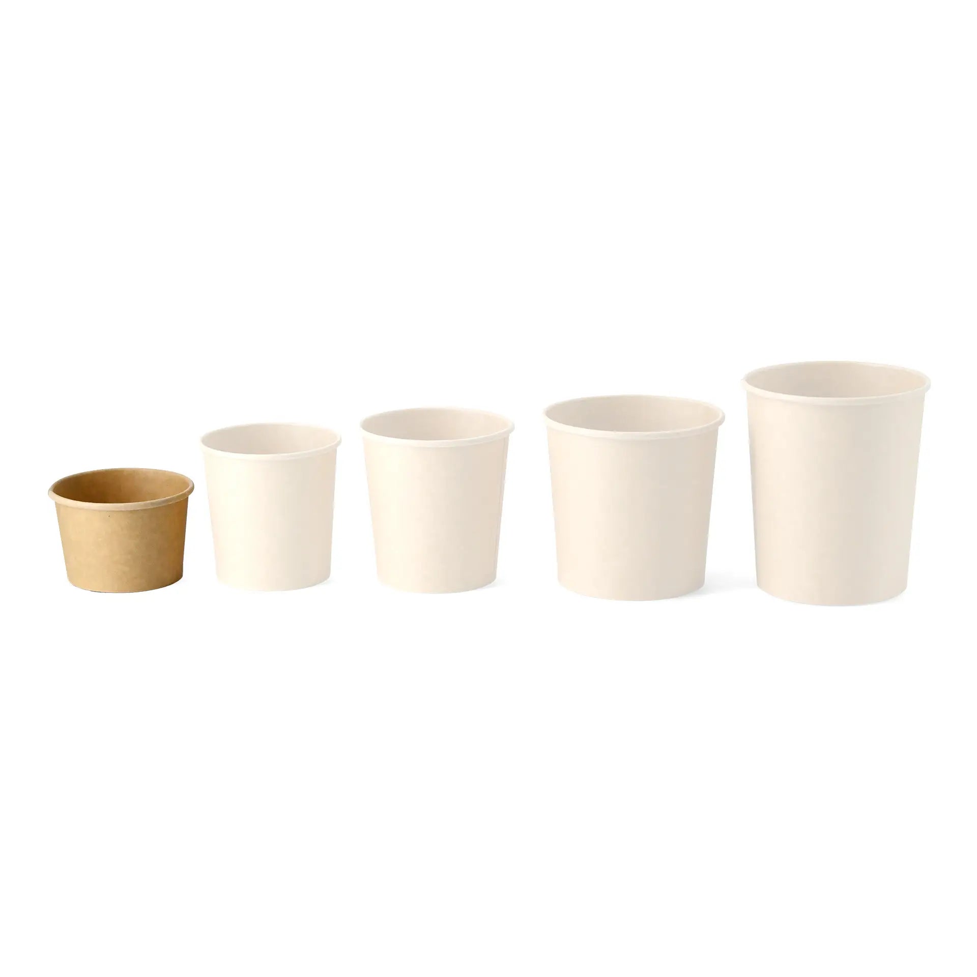8 oz, Takeaway Soup container (coated), Ø 90 mm, brown