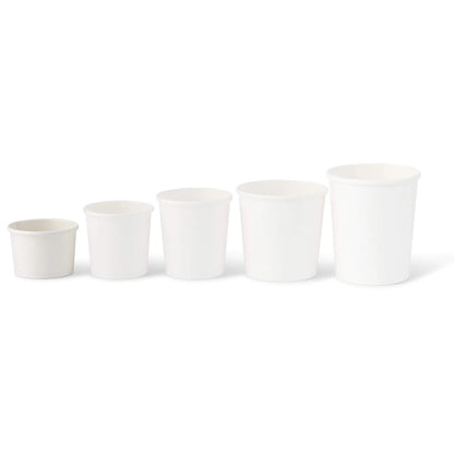 8 oz, Takeaway Soup container (coated), Ø 90 mm, white