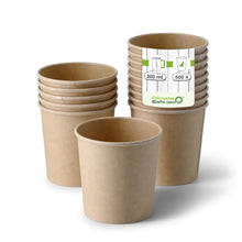 12 oz, Takeaway Soup container (coated), Ø 90 mm, brown