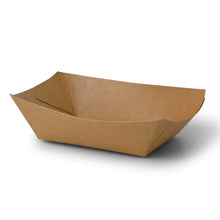 Cardboard Snack Tray 400 ml, 17 x 12,5 x 4 cm, brown