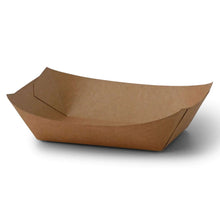 Premium Cardboard Food Tray 500 ml, brown, bio-coated