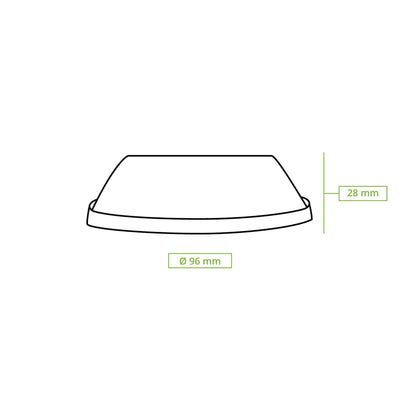 PLA Combo Lid Ø 96 mm, closed