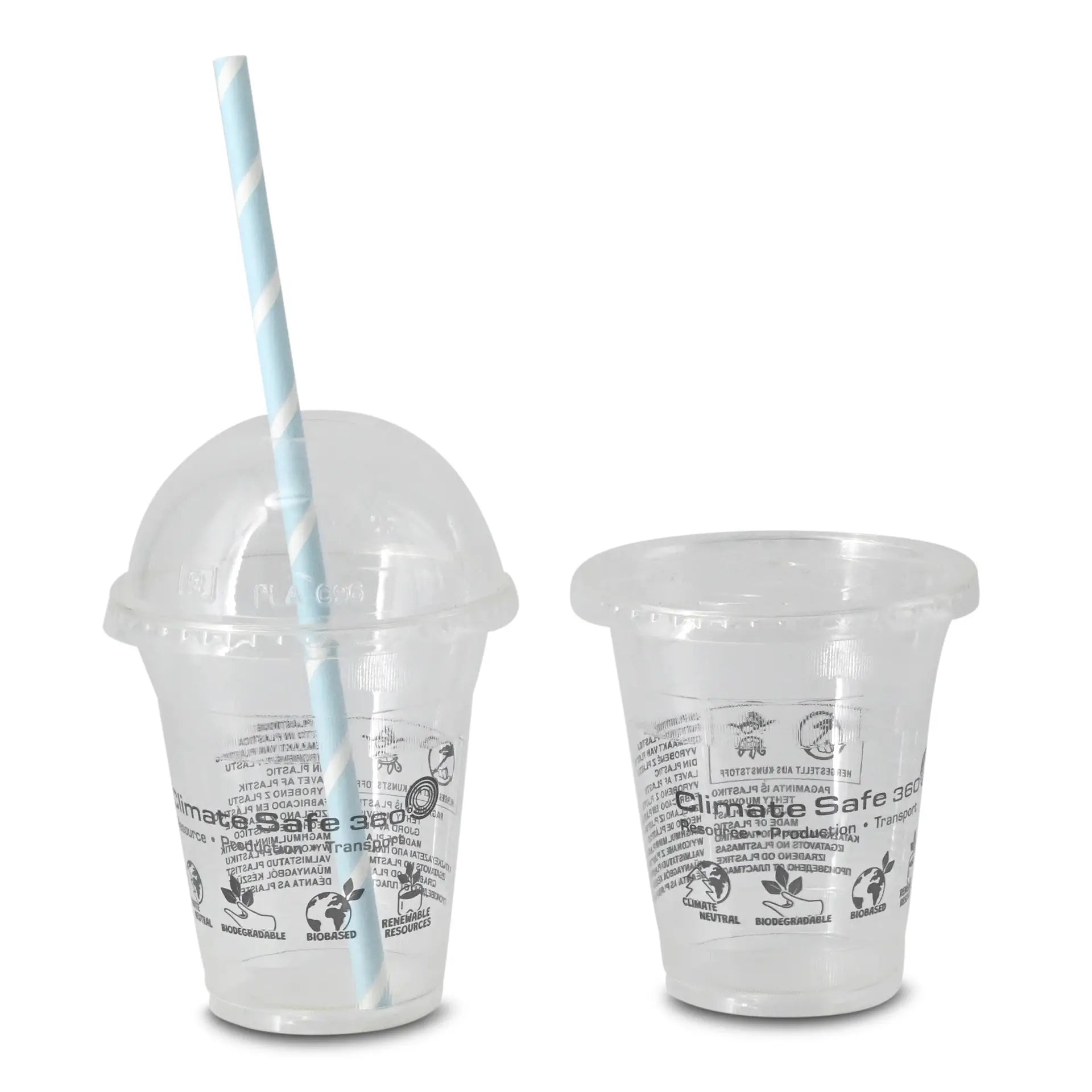 12 oz PLA Smoothie Cups, Ø 96 mm