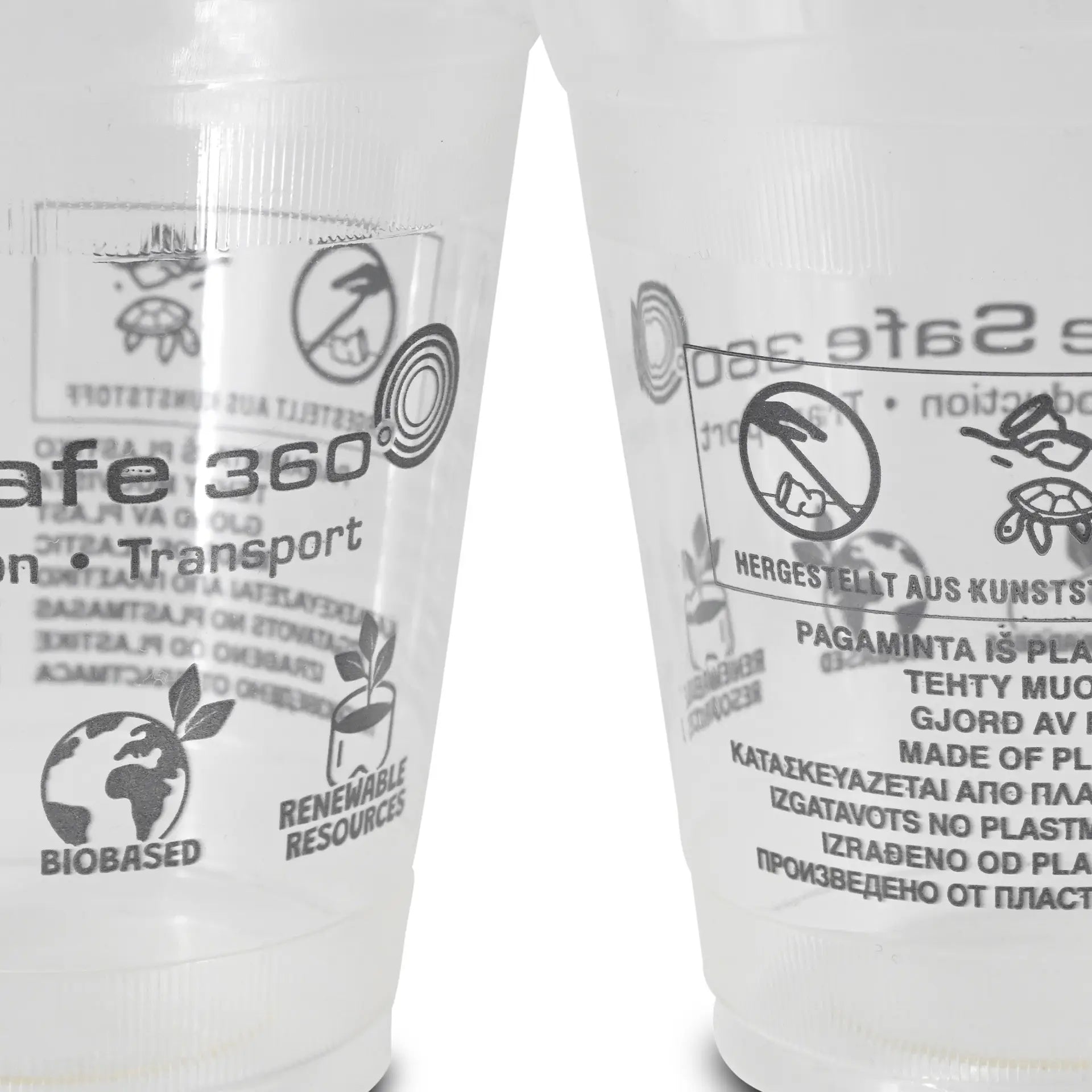 12 oz PLA Smoothie Cups, Ø 96 mm