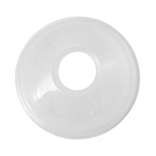 PLA dome lids Ø 95 mm, straw slot