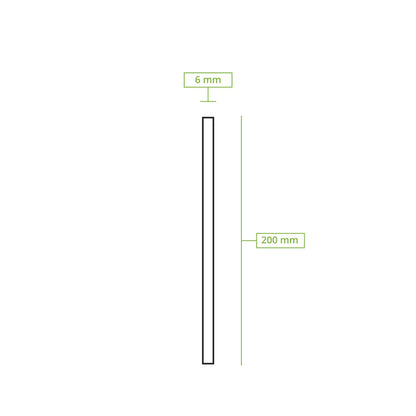 20 cm, Ø 0.6 cm Paper-straws, pastel striped