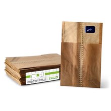 Paper burger bag 15 x 16.5 x 8.5 cm, kraft, with adhesive seal