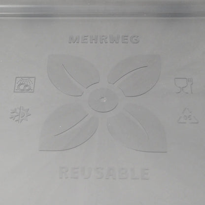 Reusable lids "merways Box" 24.5 x 20 x 4.5 cm, PP, grey
