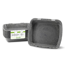 | 2 FOR 1 | Reusable menu-containers merways-Box 24,5 x 20 x 4,5 cm, HP4, pepper / grey
