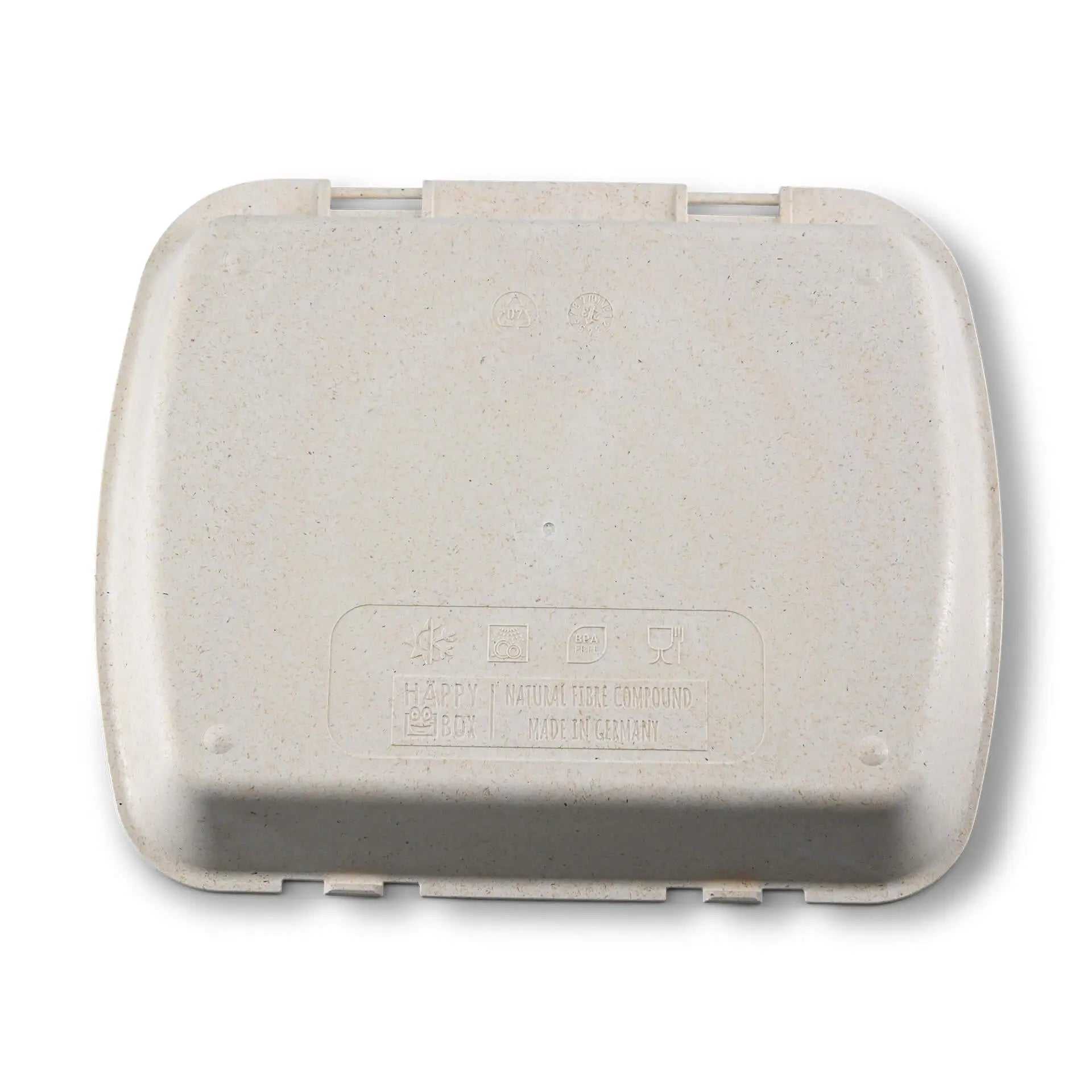 | 2 FOR 1 | Reusable menu-containers merways-Box 24,5 x 20 x 4,5 cm, HP4, cashew / creamy white