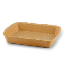 | 2 FOR 1 | Reusable menu-containers merways-Box 24,5 x 20 x 4,5 cm, HP4, caramell / brown