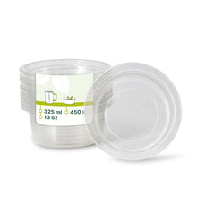 rPET deli pots 325 ml, Ø 123 mm, round