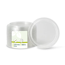 Cup lids rPET Ø 123 mm, round
