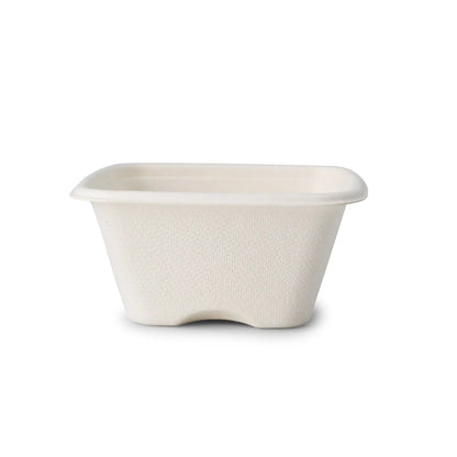 Bagasse portion cups, 100 ml, 80 x 80 x 37 mm, square