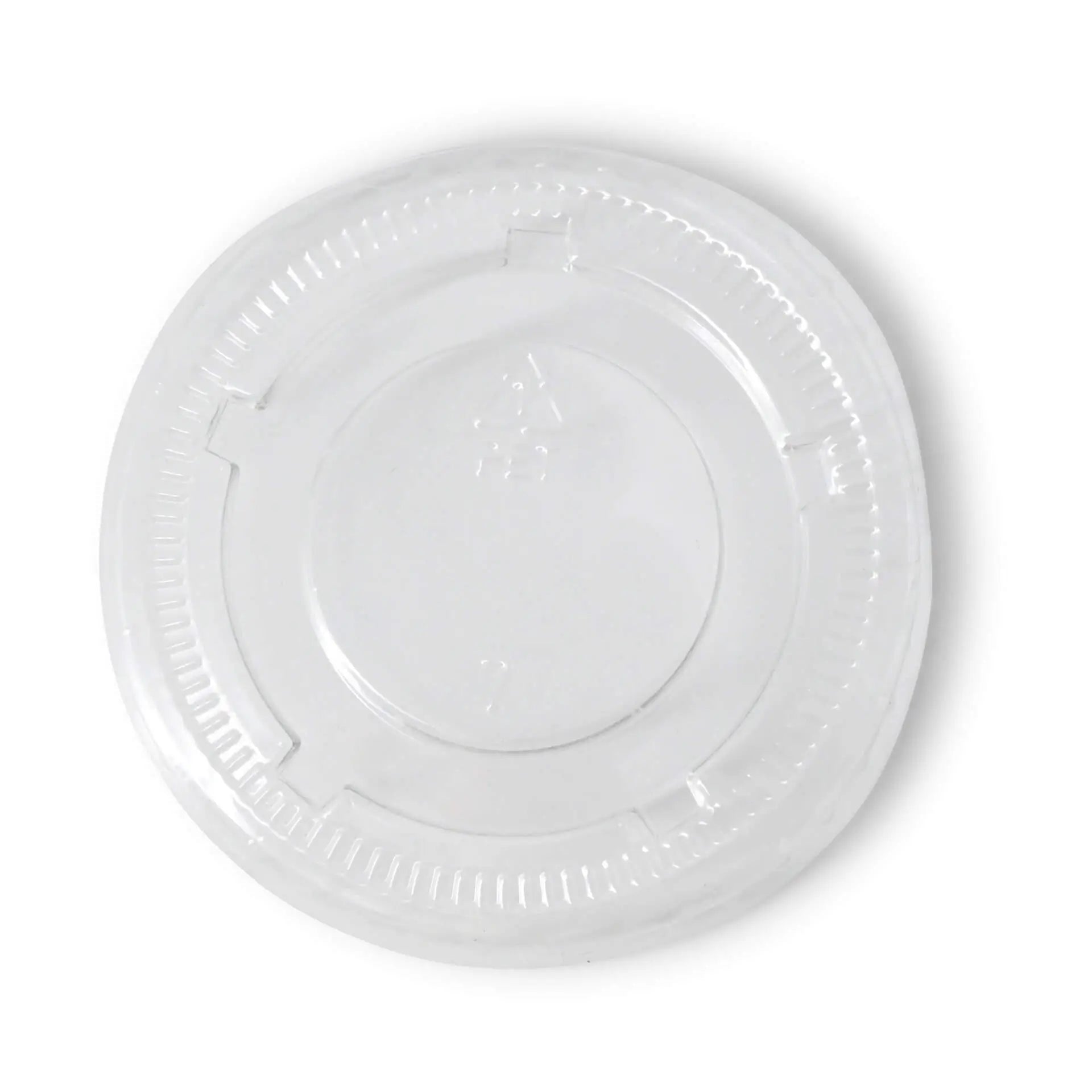 PET lids Ø 62 mm, clear, round