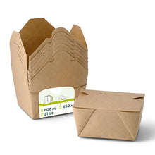 Take-Away Cardboard Boxes 600 ml, brown