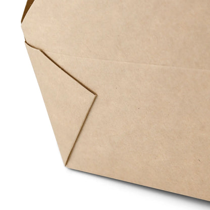 Take-away boxes made of cardboard 2500 ml, brown