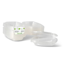 PLA Deli Bowls 250 ml, folding lid, rectangular