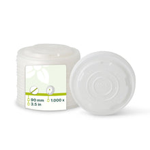 CPLA Flat Lids Ø 90 mm, white, for Universal Cups