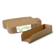 Hot dog tray, kraft 18 x 5 cm, foldable
