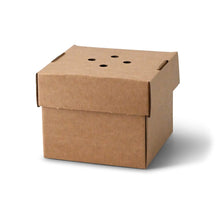 Burger box 13 x 13 x 10 cm, kraft board, foldable