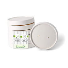 Cardboard membrane lids Ø 90 mm, white