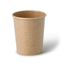 16 oz Paper Ice Cream Cups XXL, Ø 92 mm, brown