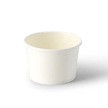 Ice cream cup made of cardboard, 75 ml, max. 130 ml, Ø 76 mm, white