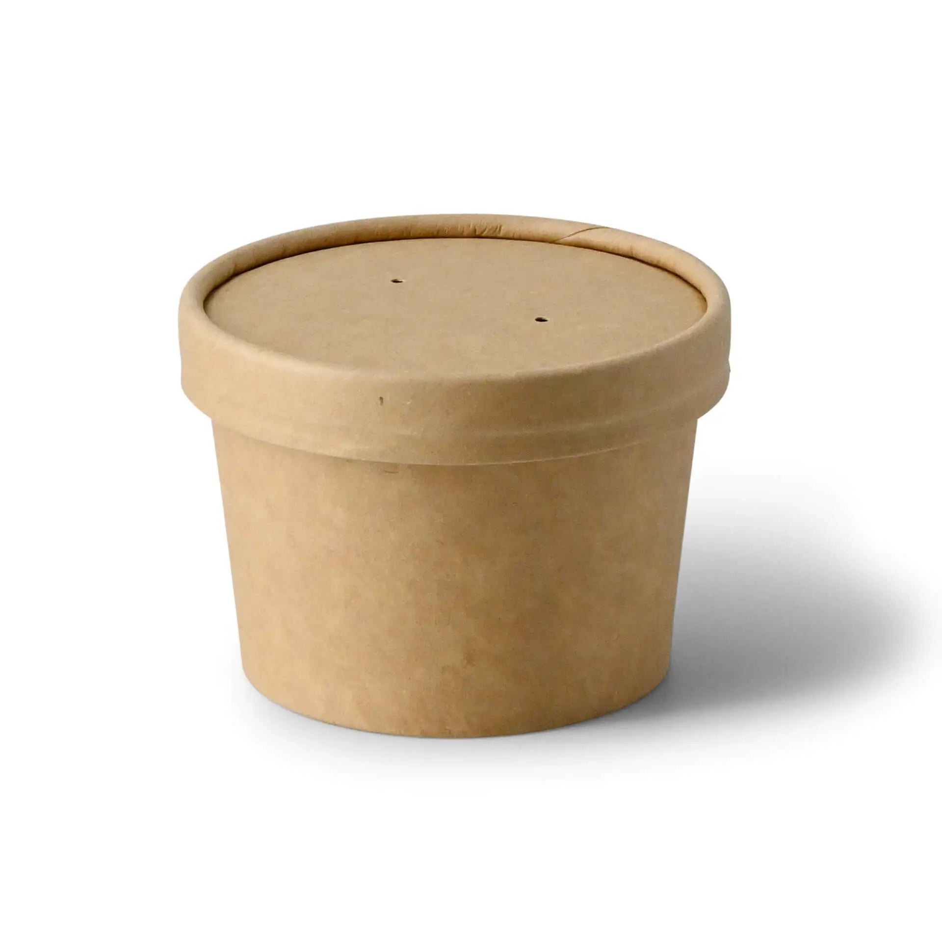 Soup cup to go made of cardboard (Premium) 200 ml / 8 oz, Ø 90 mm, brown