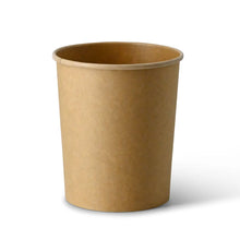 Soup cup to go made of cardboard (Premium) 800 ml / 32 oz, Ø 115 mm, brown