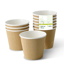 19 oz Ribbed Soup cups, Ø 116 mm, kraft