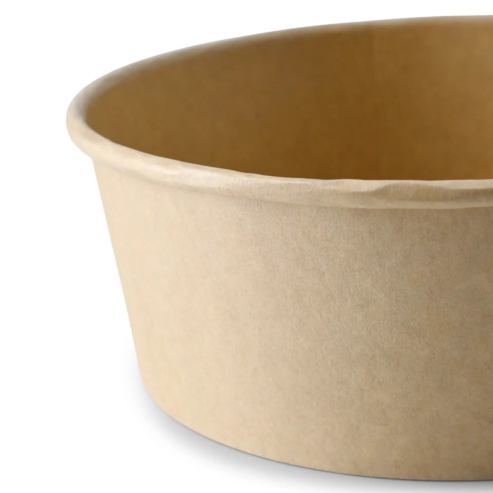 Cardboard Bowl / Salad Bowl 1000 ml, Ø 185 mm, brown, round