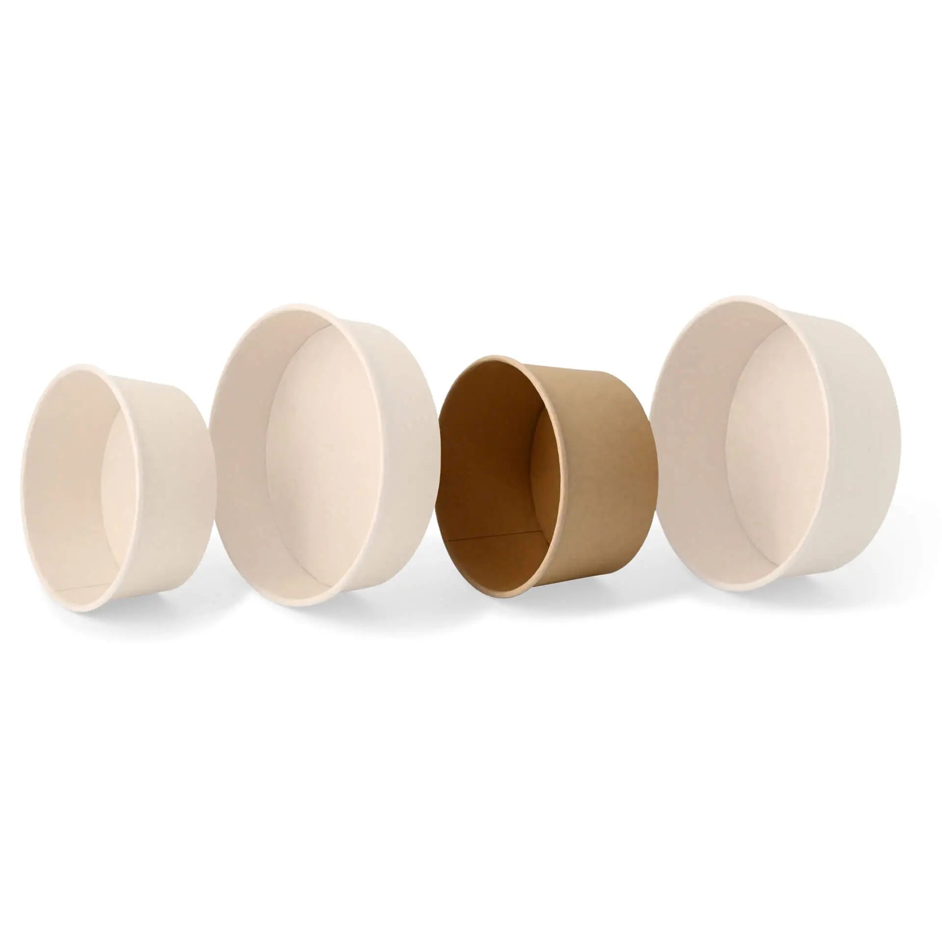 Paper-bowls (premium) 800 ml, Ø 150 mm, brown, round